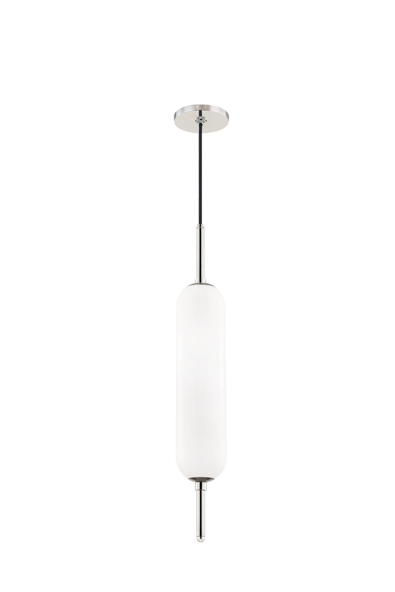 Lighting - Pendant Miley 1 Light Pendant // Polished Nickel 