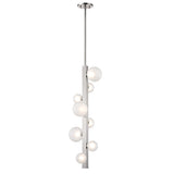 Lighting - Pendant Mini Hinsdale 8 Light Pendant // Polished Nickel 