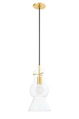 Lighting - Pendant Mirabel 1 Light Pendant // Aged Brass // Large 