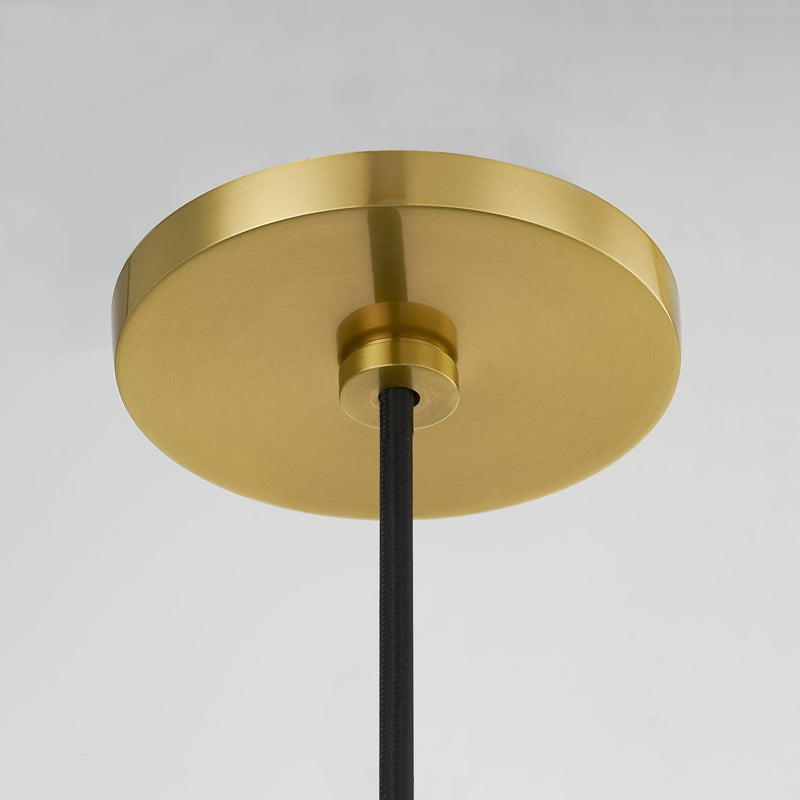 Lighting - Pendant Mirabel 1 Light Pendant // Aged Brass // Large 