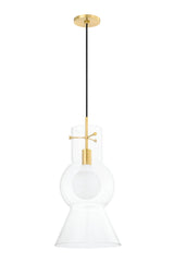 Lighting - Pendant Mirabel 1 Light Pendant // Aged Brass // Small 