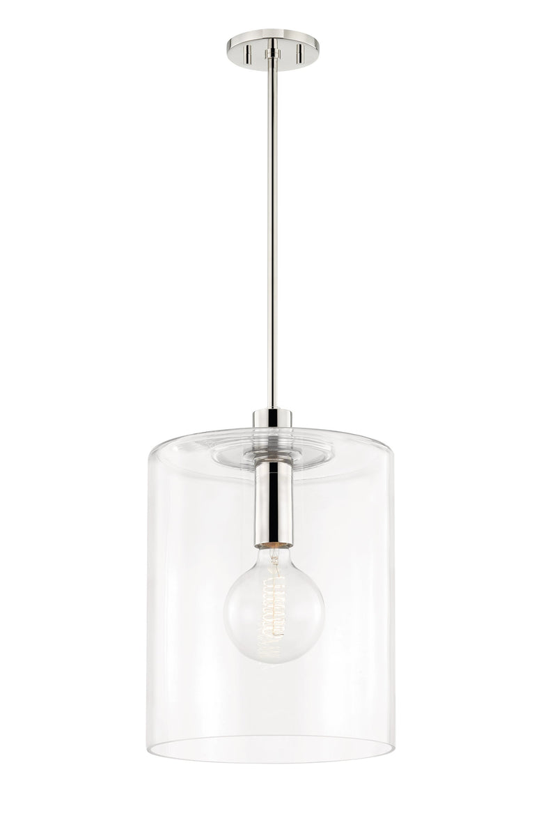 Lighting - Pendant Neko 1 Light Large Pendant // Polished Nickel 