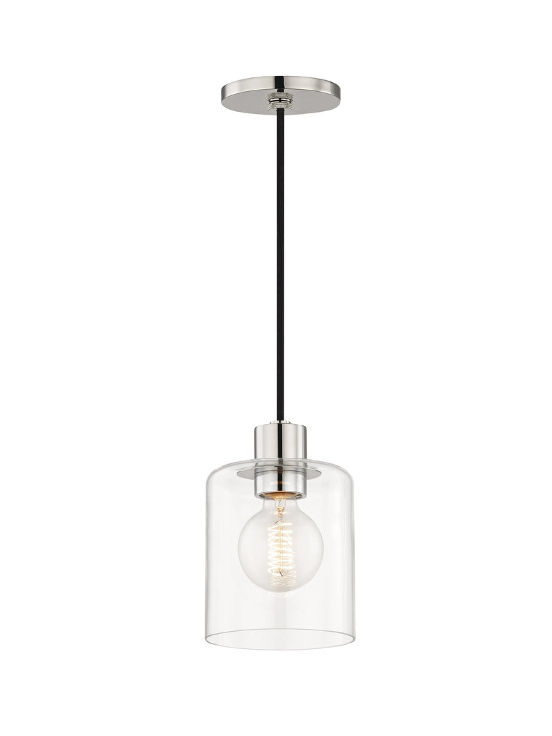 Lighting - Pendant Neko 1 Light Pendant // Polished Nickel 