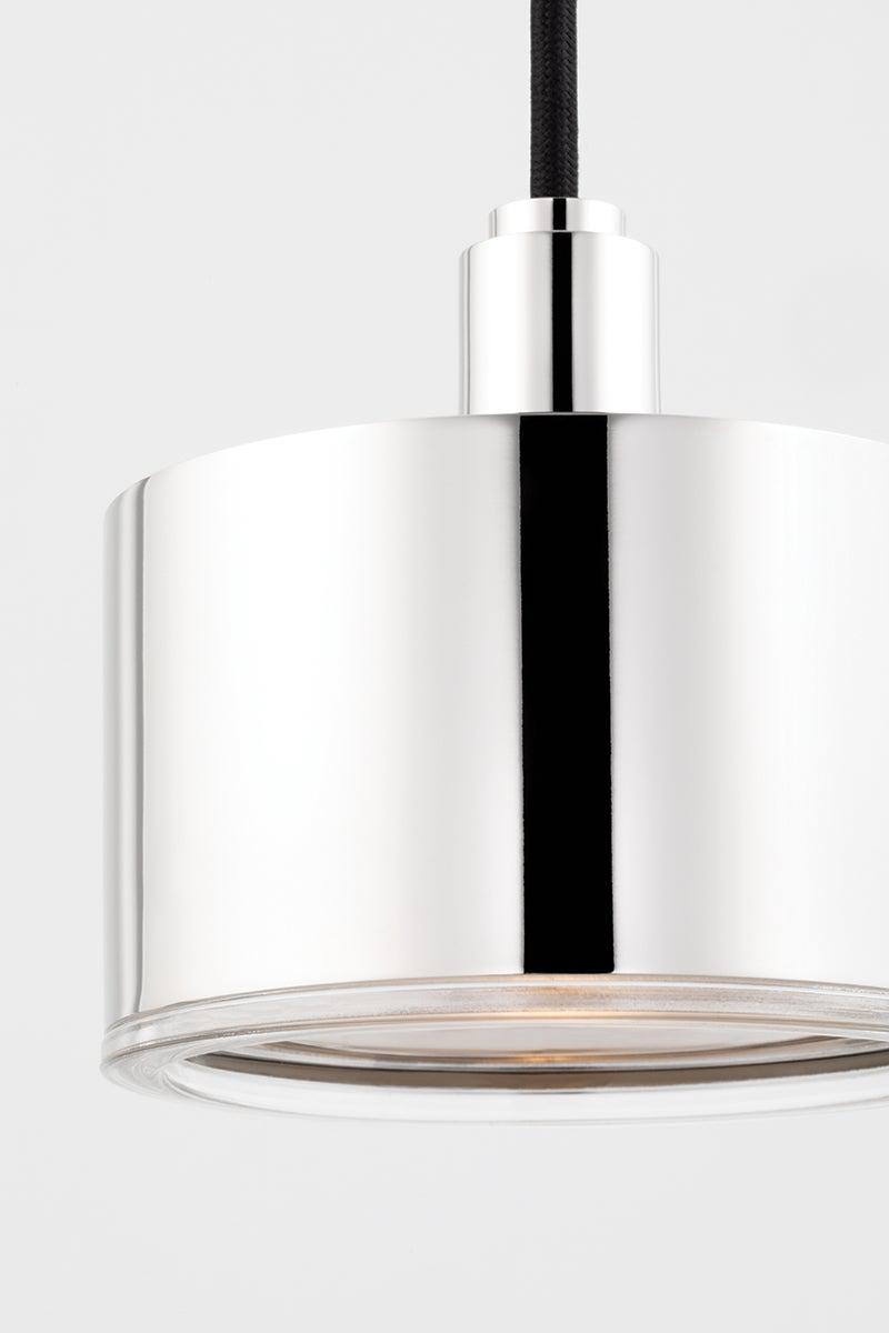 Lighting - Pendant Nora 1 Light Pendant // Polished Nickel 