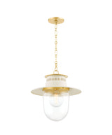 Lighting - Pendant Nori 1 Light Pendant // Aged Brass // Small 