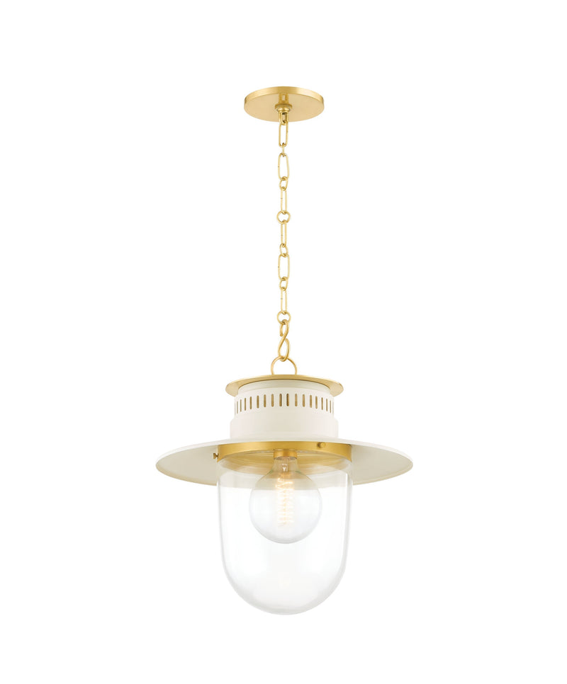 Lighting - Pendant Nori 1 Light Pendant // Aged Brass // Small 