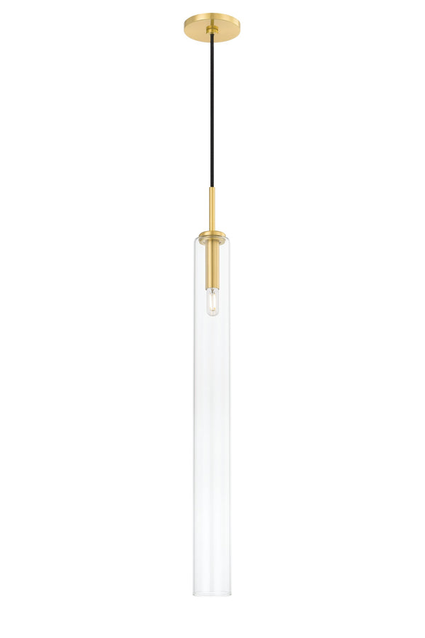 Lighting - Pendant Nyah 1 Light Pendant // Aged Brass // Small 