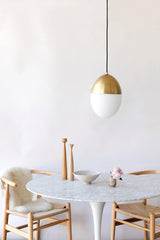 Lighting - Pendant Orion 1 Light Large Pendant // Aged Brass 