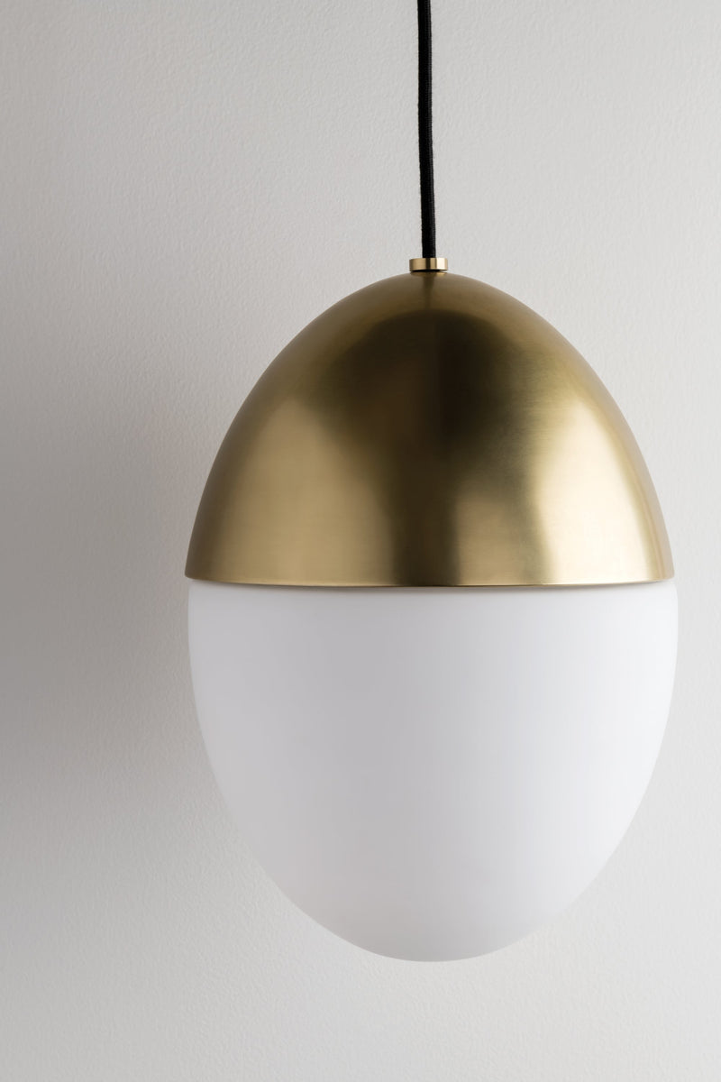 Lighting - Pendant Orion 1 Light Large Pendant // Aged Brass 