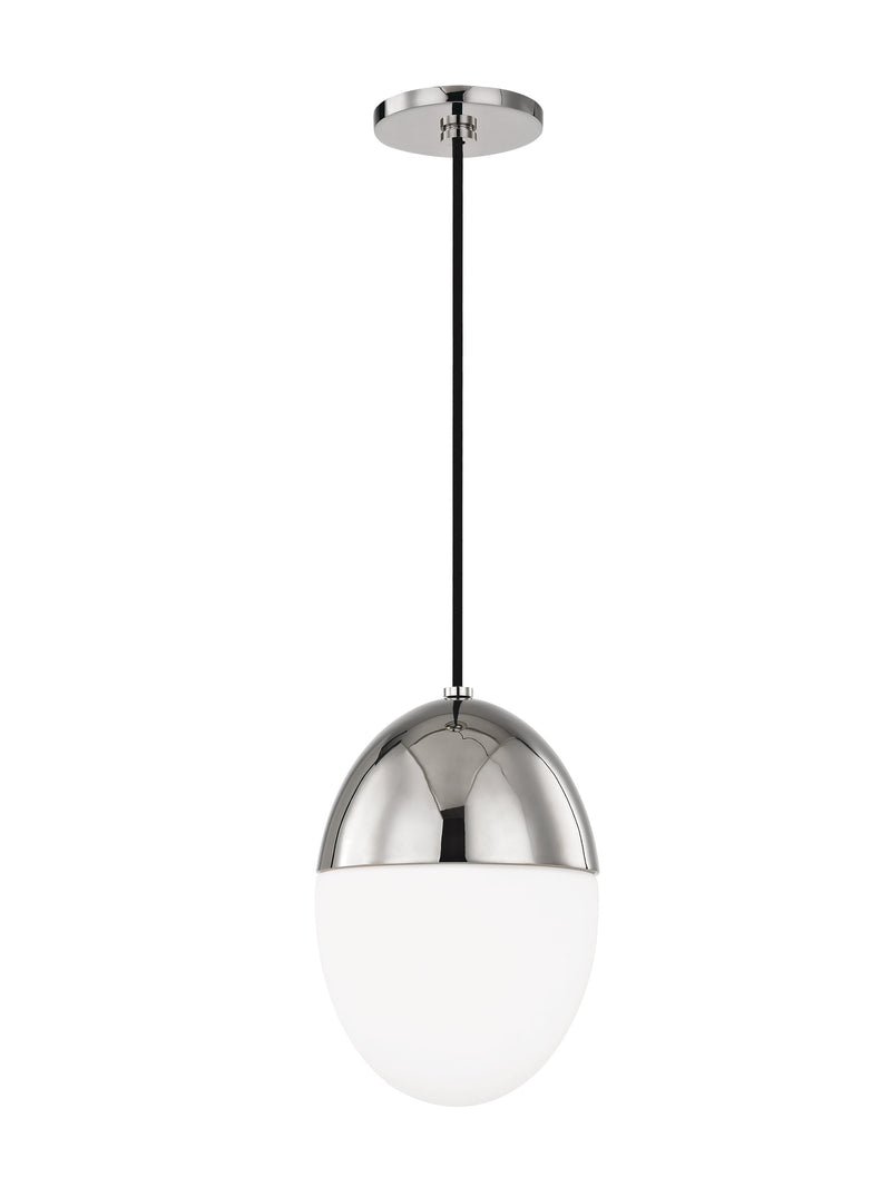 Lighting - Pendant Orion 1 Light Small Pendant // Polished Nickel 