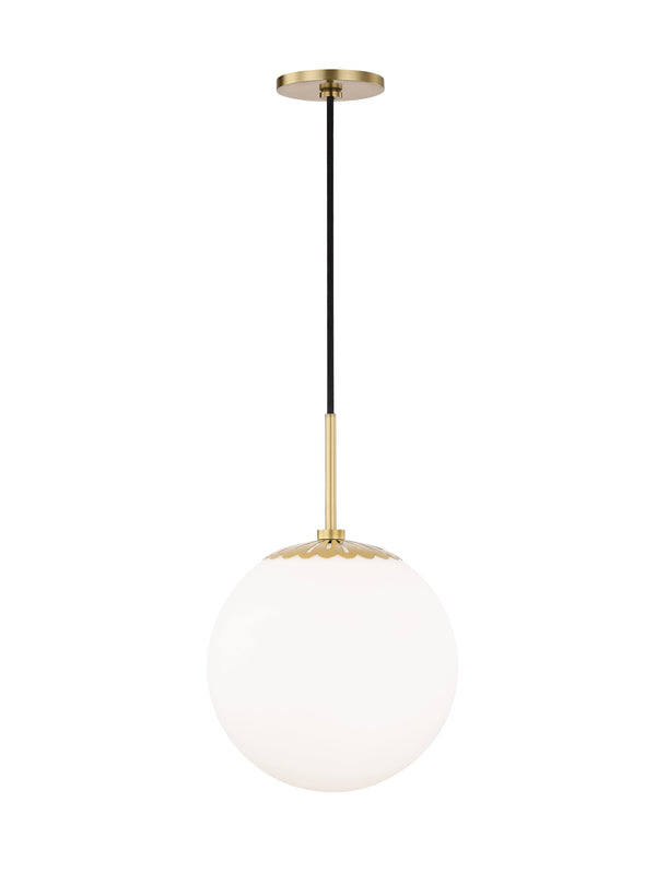 Lighting - Pendant Paige 1 Light Large Pendant // Aged Brass 