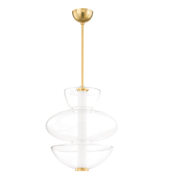 Lighting - Pendant Palermo 1 Light Pendant // Aged Brass // Large 