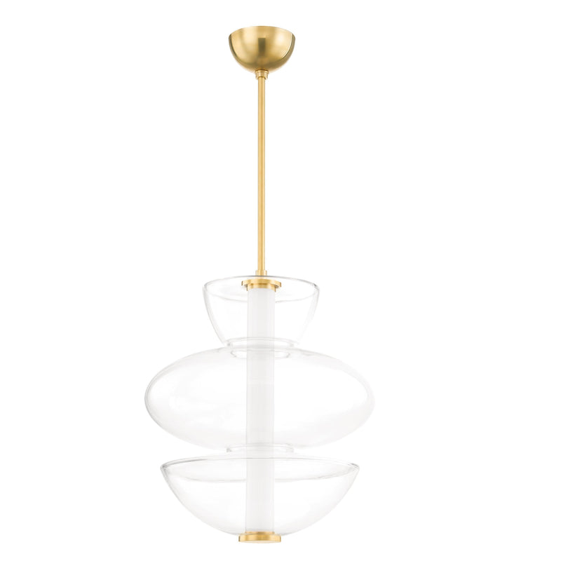 Lighting - Pendant Palermo 1 Light Pendant // Aged Brass // Large 