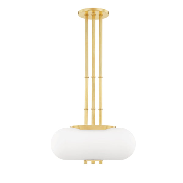 Lighting - Pendant Palisade 2 Light Pendant // Aged Brass // Medium 