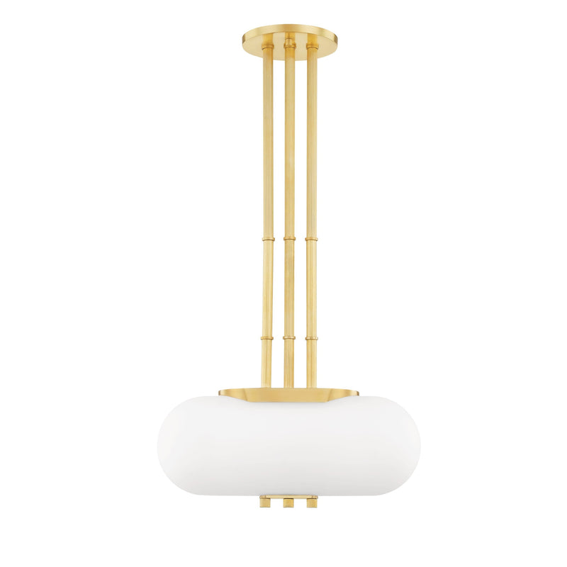 Lighting - Pendant Palisade 2 Light Pendant // Aged Brass // Medium 