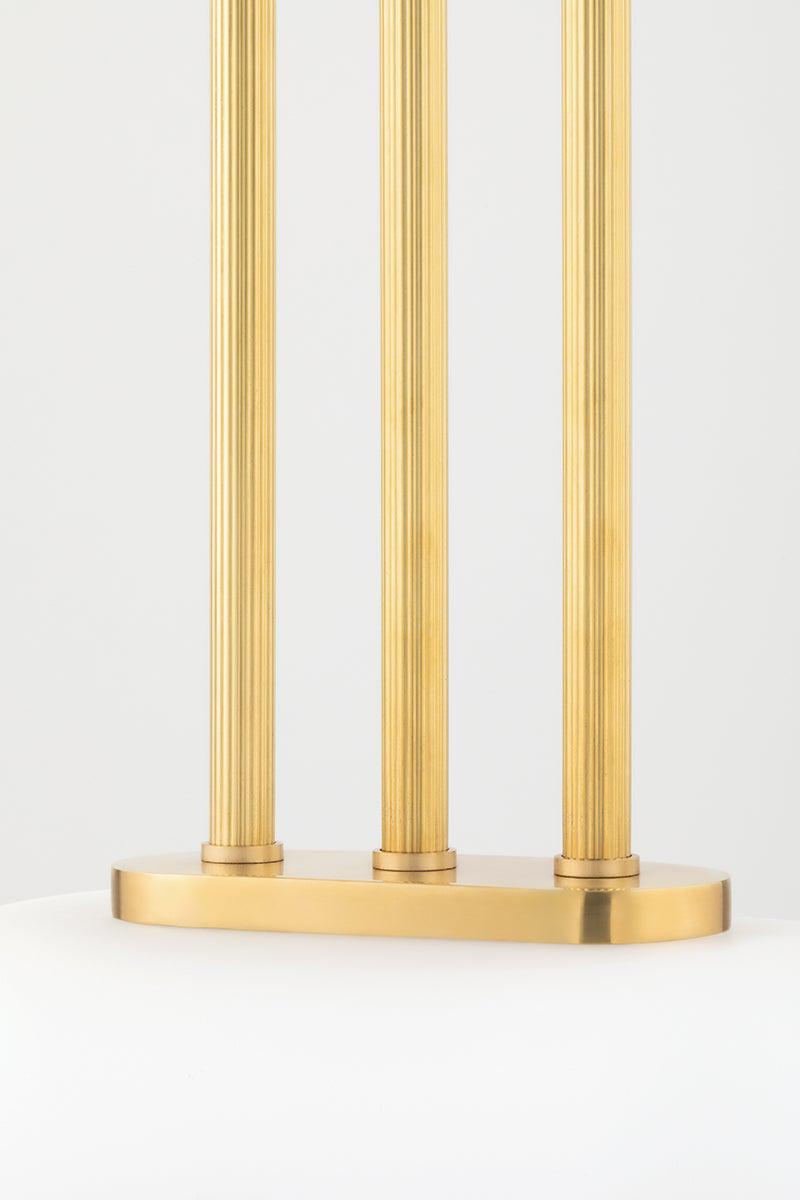 Lighting - Pendant Palisade 2 Light Pendant // Aged Brass // Small 