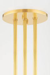 Lighting - Pendant Palisade 2 Light Pendant // Aged Brass // Small 