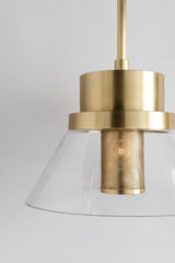 Lighting - Pendant Paoli 1 Light Large Pendant // Aged Brass 