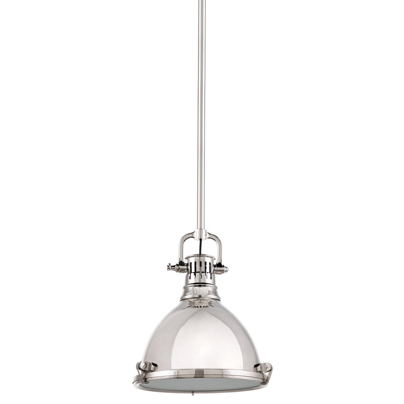 Lighting - Pendant Pelham 1 Light Pendant // Polished Nickel // Medium 