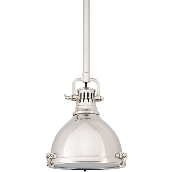 Lighting - Pendant Pelham 1 Light Pendant // Polished Nickel // Small 