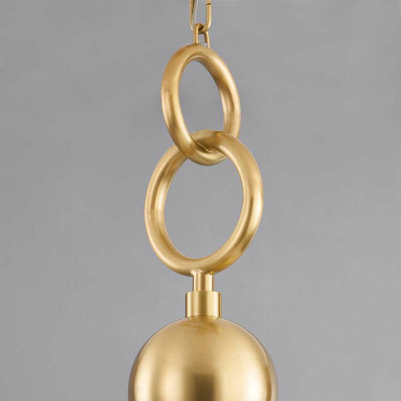 Lighting - Pendant Perrin 1 Light Pendant // Aged Brass 