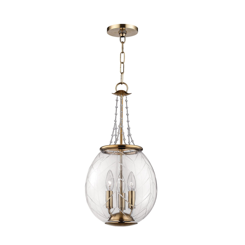 Lighting - Pendant Pierce 3 Light Pendant // Aged Brass 