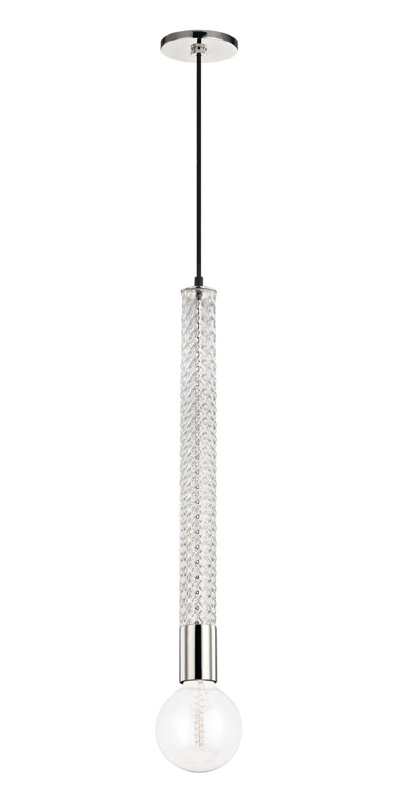 Lighting - Pendant Pippin 1 Light Pendant // Polished Nickel 