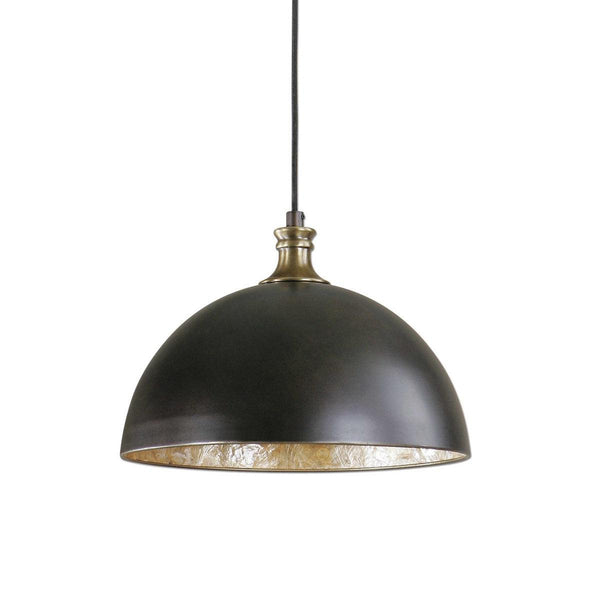  Placuna Capiz 1 Light Pendant // Bonze & Capiz Shell 