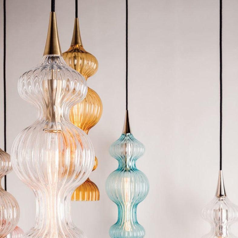 Lighting - Pendant Pomfret 1 Light Pendant With Clear Glass // Aged Brass 