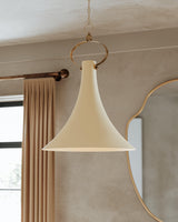 Lighting - Pendant Radcliff 1 Light Pendant // Patina Brass // Large 