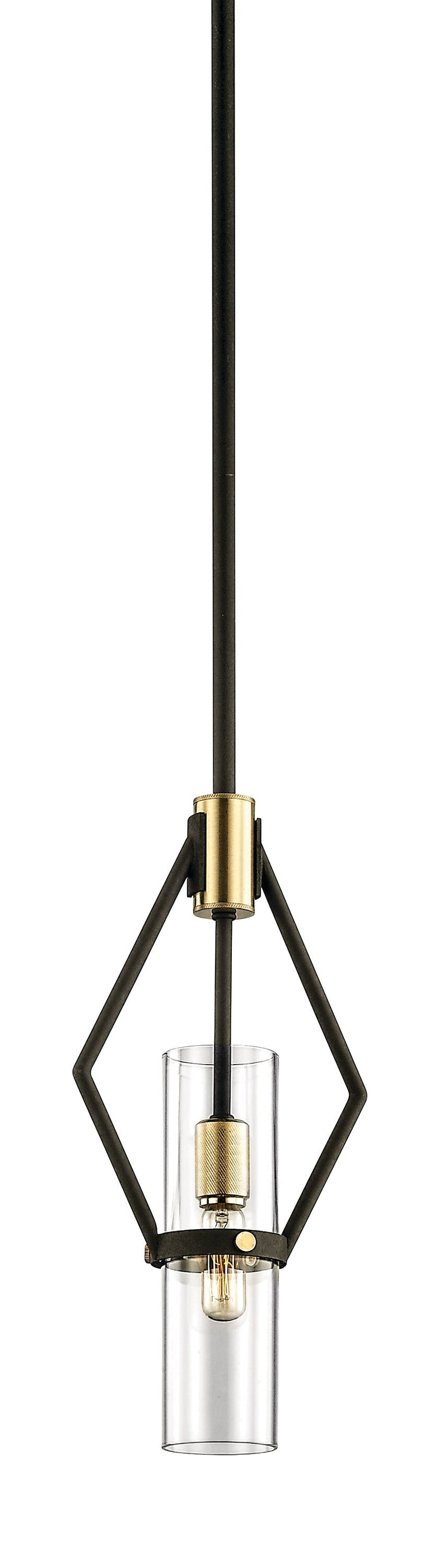 Lighting - Pendant Raef 1lt Mini Pendant // Textured Bronze Brushed Brass // Small 