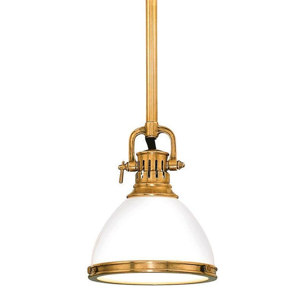 Lighting - Pendant Randolph 1 Light Pendant // Aged Brass // Small 