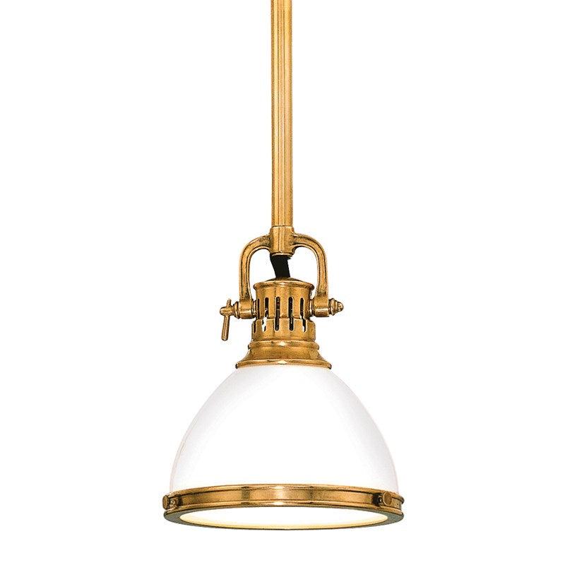 Lighting - Pendant Randolph 1 Light Pendant // Aged Brass // Small 