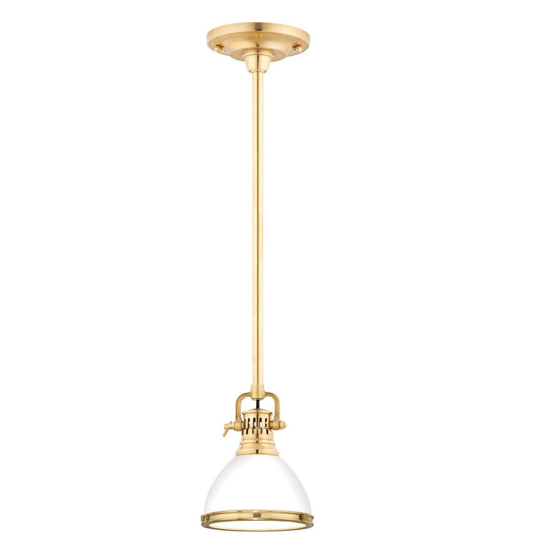 Lighting - Pendant Randolph 1 Light Pendant // Aged Brass // Small 