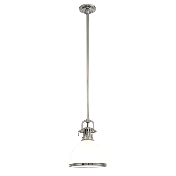 Lighting - Pendant Randolph 1 Light Pendant // Polished Nickel // Large 