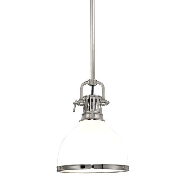 Lighting - Pendant Randolph 1 Light Pendant // Polished Nickel // Large 