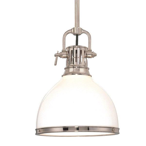 Lighting - Pendant Randolph 1 Light Pendant // Polished Nickel // Small 