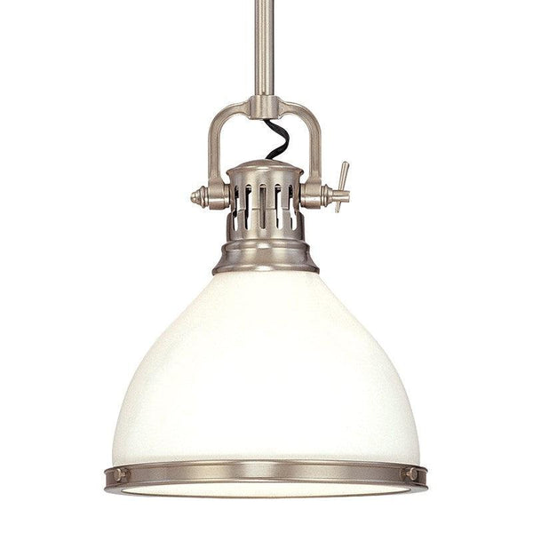 Lighting - Pendant Randolph 1 Light Pendant // Satin Nickel // Large 