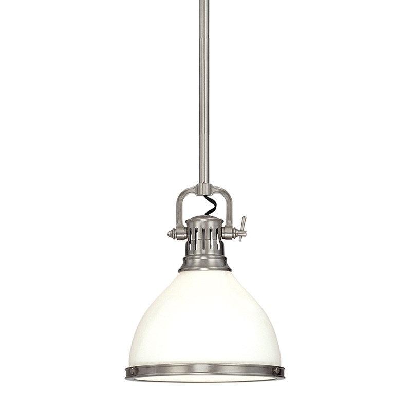 Lighting - Pendant Randolph 1 Light Pendant // Satin Nickel // Medium 