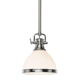 Lighting - Pendant Randolph 1 Light Pendant // Satin Nickel // Small 