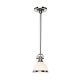 Lighting - Pendant Randolph 1 Light Pendant // Satin Nickel // Small 