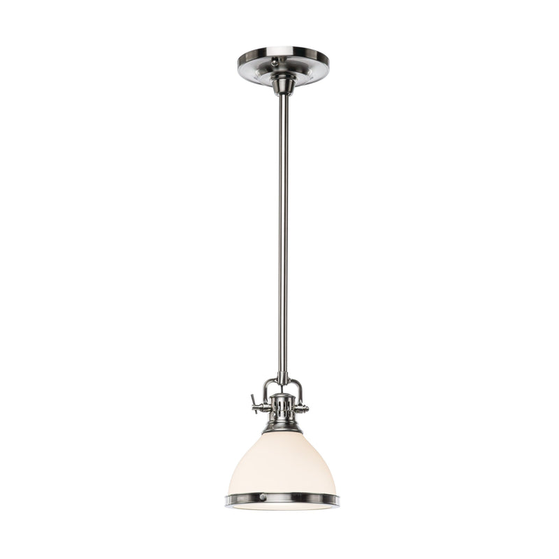 Lighting - Pendant Randolph 1 Light Pendant // Satin Nickel // Small 