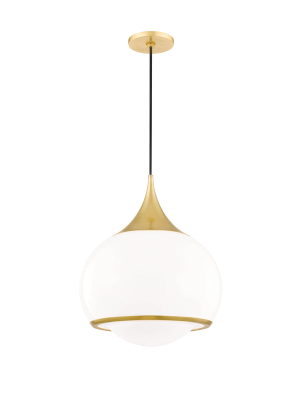 Lighting - Pendant Reese 1 Light Large Pendant // Aged Brass 