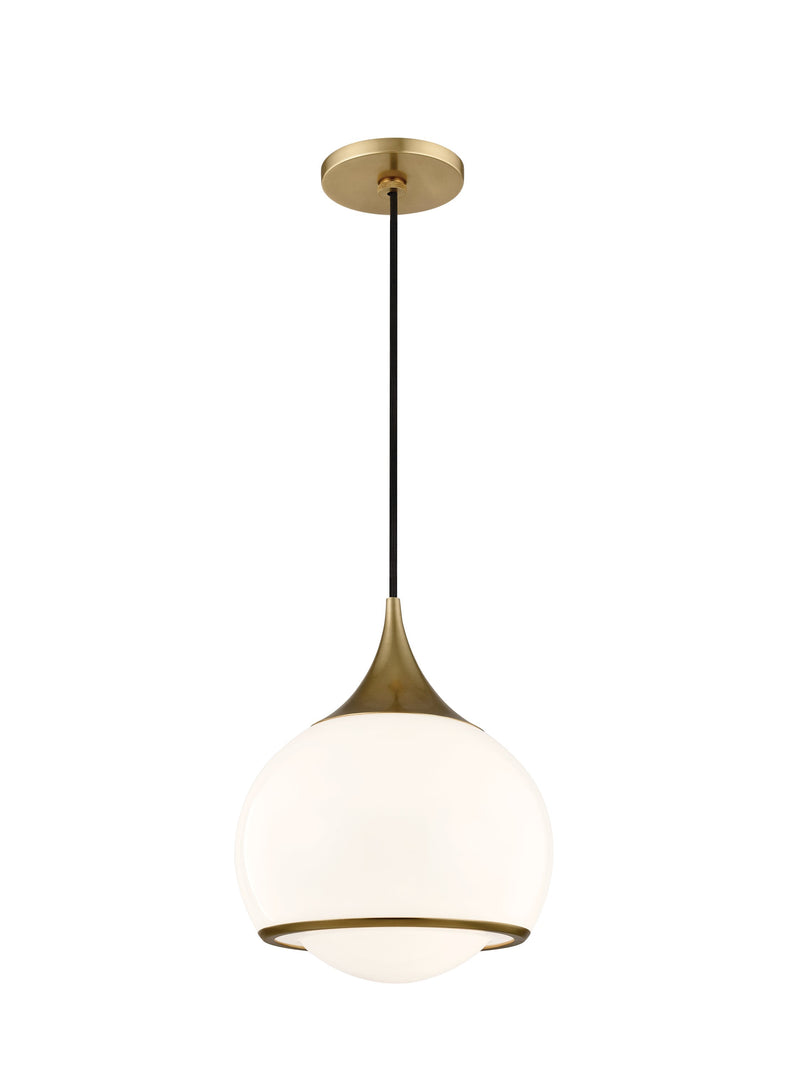 Lighting - Pendant Reese 1 Light Medium Pendant // Aged Brass 