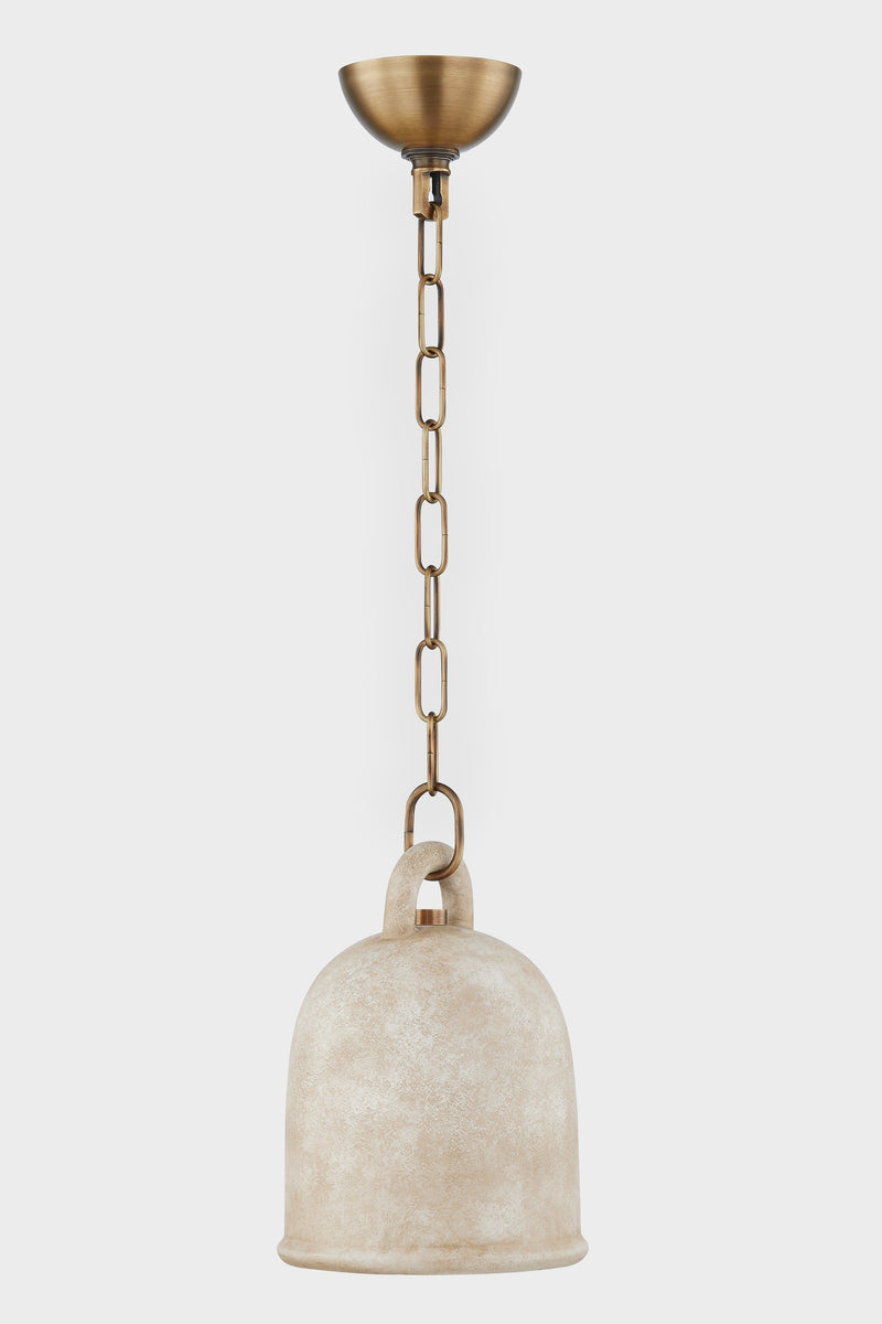 Lighting - Pendant Relic 1 Light Pendant // Patina Brass // Small 