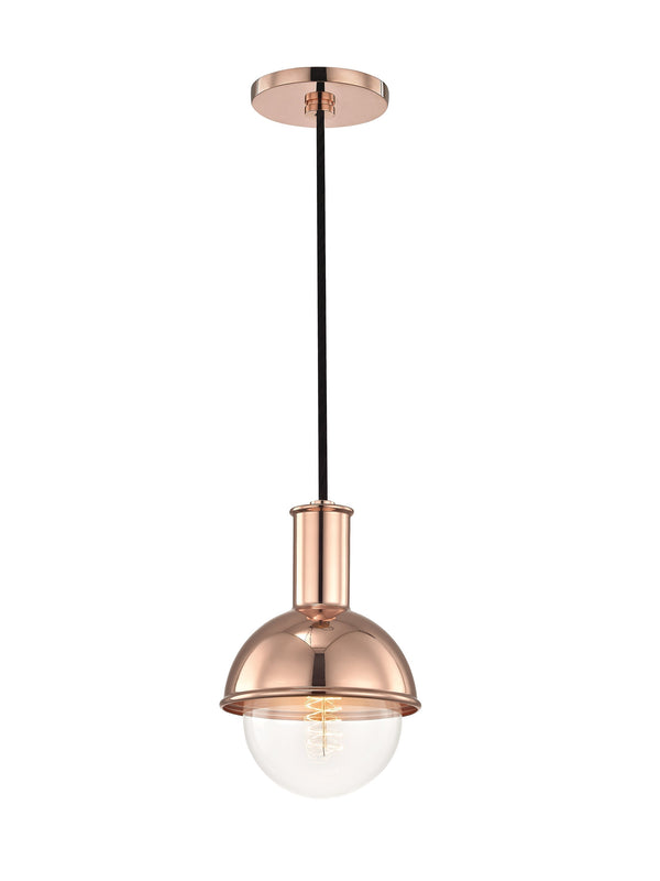 Lighting - Pendant Riley 1 Light Pendant // Polished Copper 