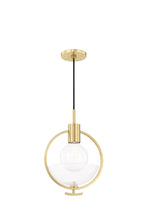 Lighting - Pendant Ringo 1 Light Pendant // Aged Brass 