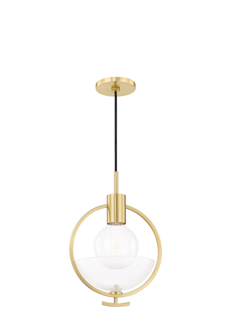 Lighting - Pendant Ringo 1 Light Pendant // Aged Brass 