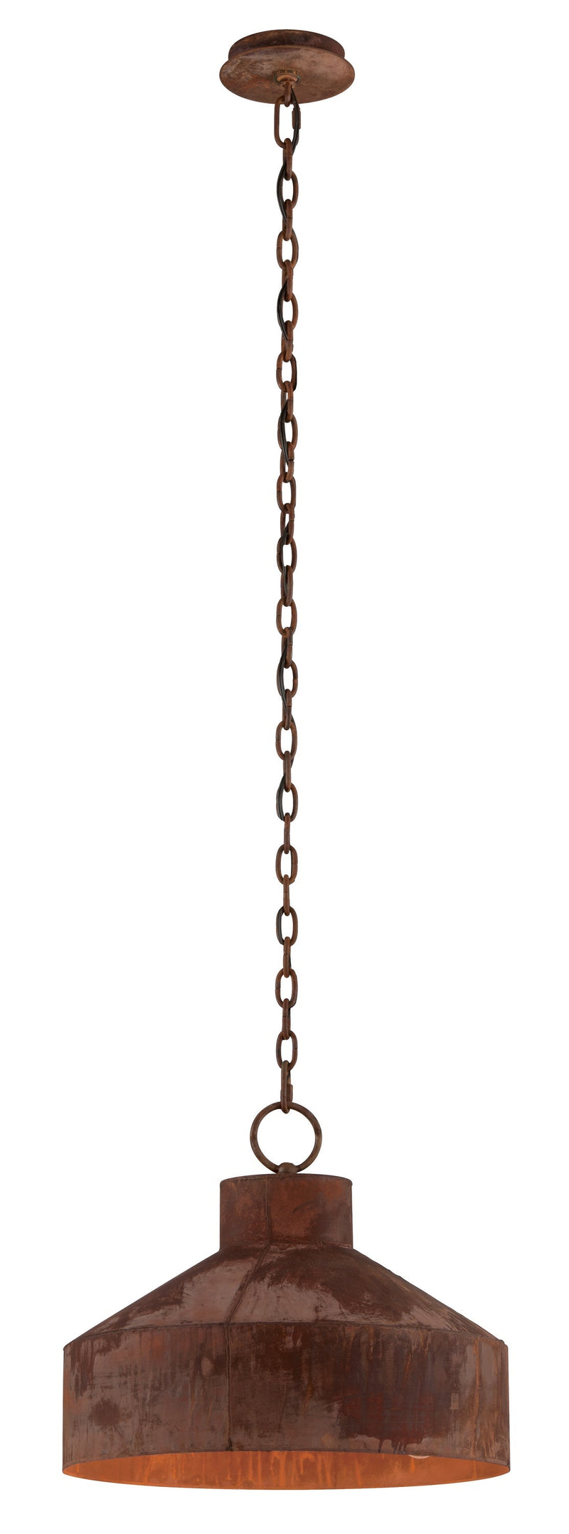 Lighting - Pendant Rise & Shine 3lt Pendant Small // Rust Patina 