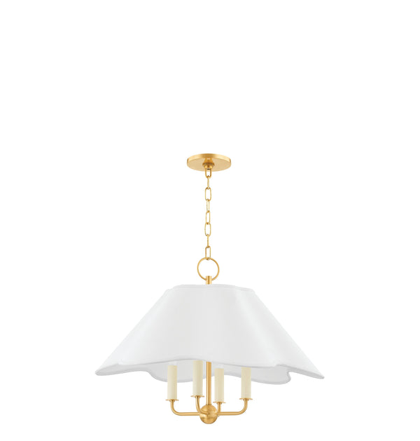 Lighting - Pendant Rosanna 4 Light Chandelier // Aged Brass 